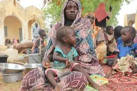 كسوة النازحين في مراكز الايواء - السودان