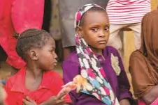 كسوة النازحين في مراكز الايواء - السودان