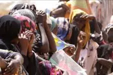 كسوة النازحين في مراكز الايواء - السودان